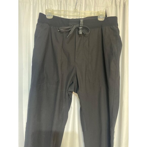 Lululemon Mens Black Jogger Pants L Polyester/Nylon Stretch - Picture 2 of 7